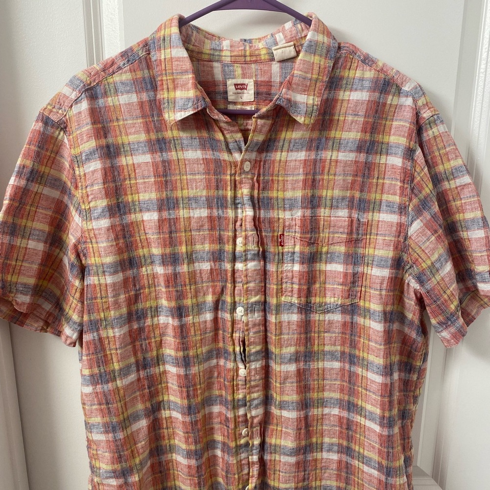 Mens Levi’s Short Sleeve Button-up